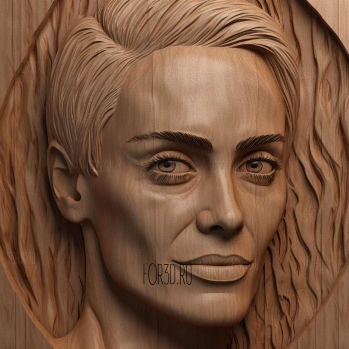 Sharon Stone 1 3d stl модель для ЧПУ